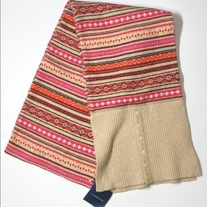 LANDS END KNIT SCARF NWT